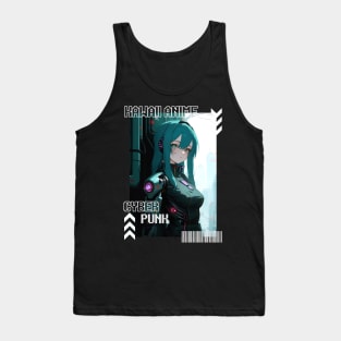 Kawaii Anime Cyberpunk Tank Top